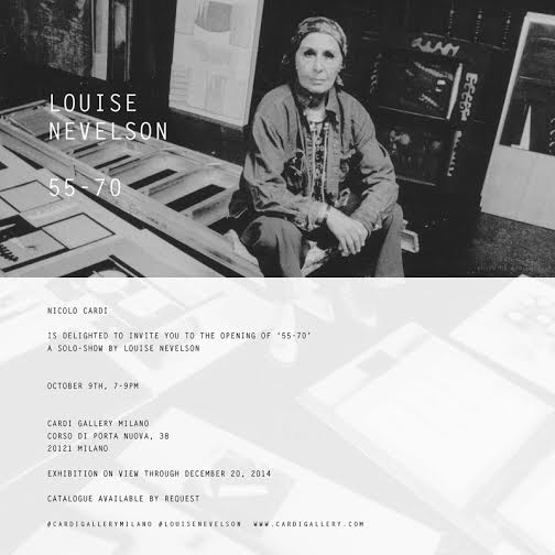 Louise Nevelson – 55-70